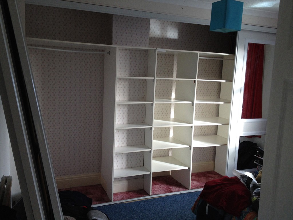 Bedroom refurb before shot